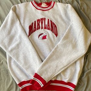 Vintage University of Maryland Crew Neck